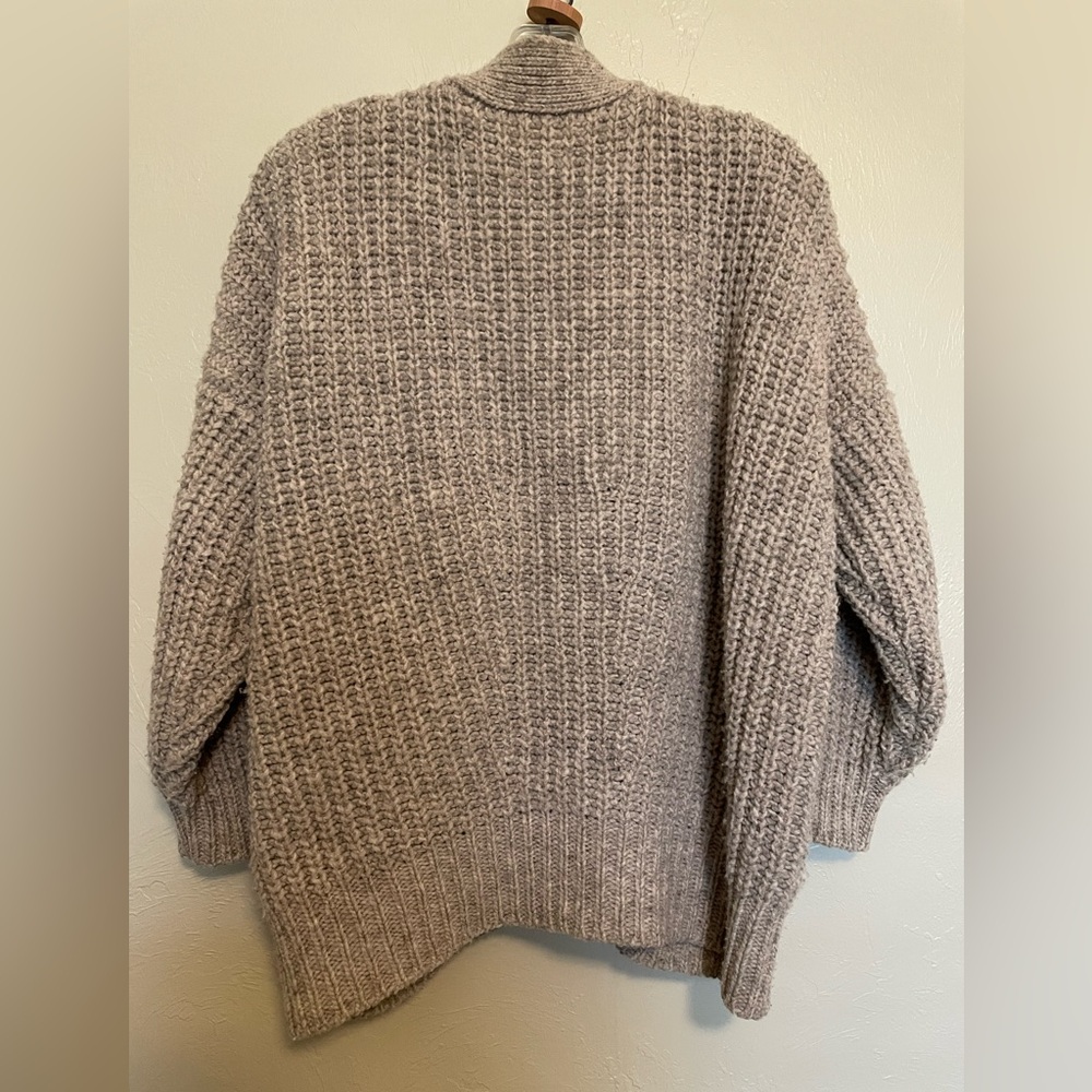 SOLD Babaa Wool Cardigan No. 19 in Mist - Picture 2 of 4